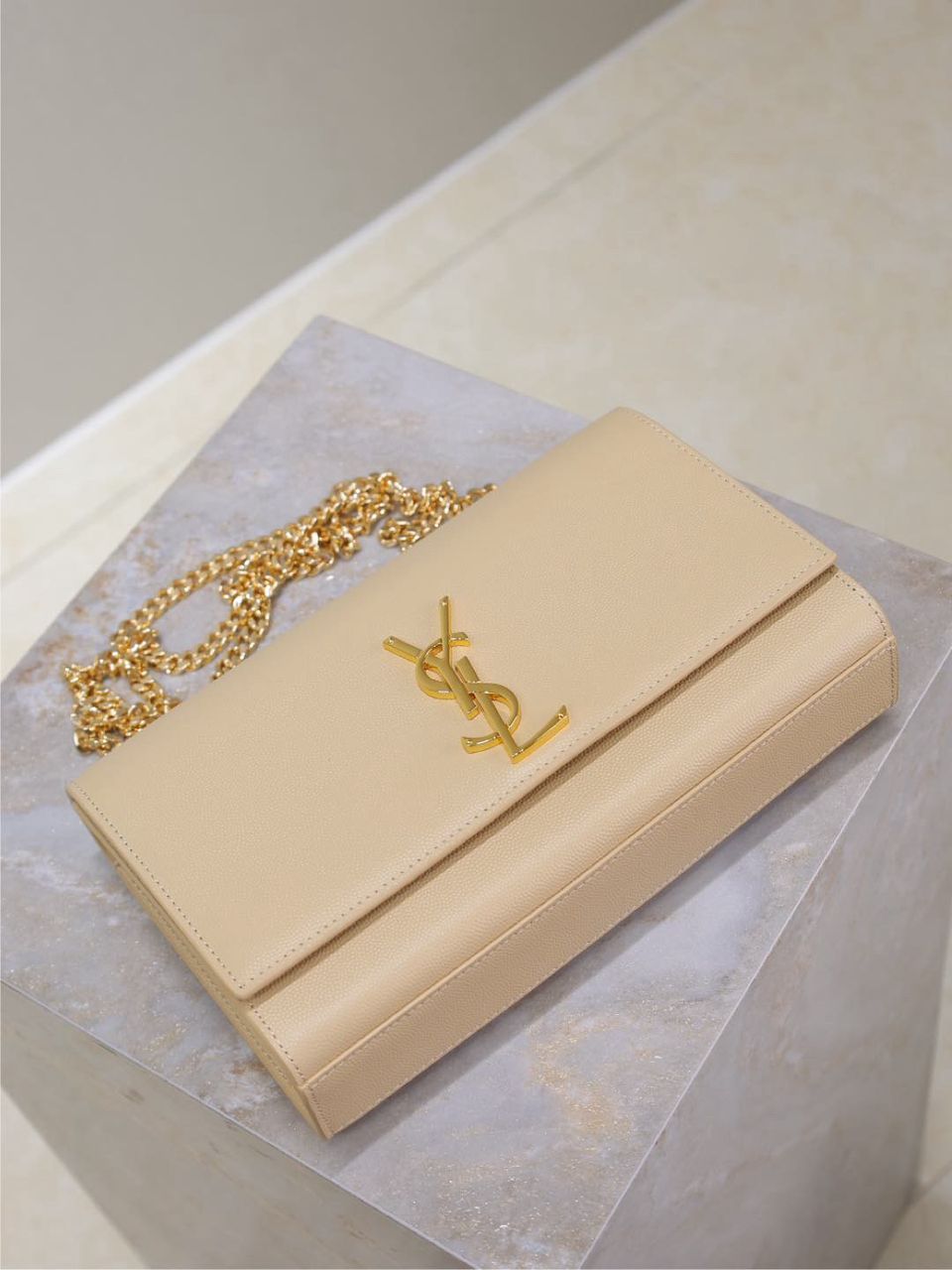 Yves Saint Laurent Kate Medium Crossbody Bag In Grained Leather