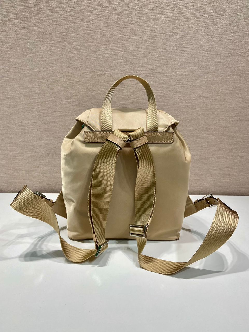 Mochila Prada Re-Nylon Desert Beige