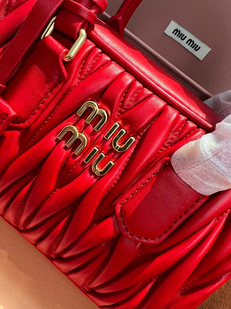 Bolsa Miu Miu Arcadie Mini Red