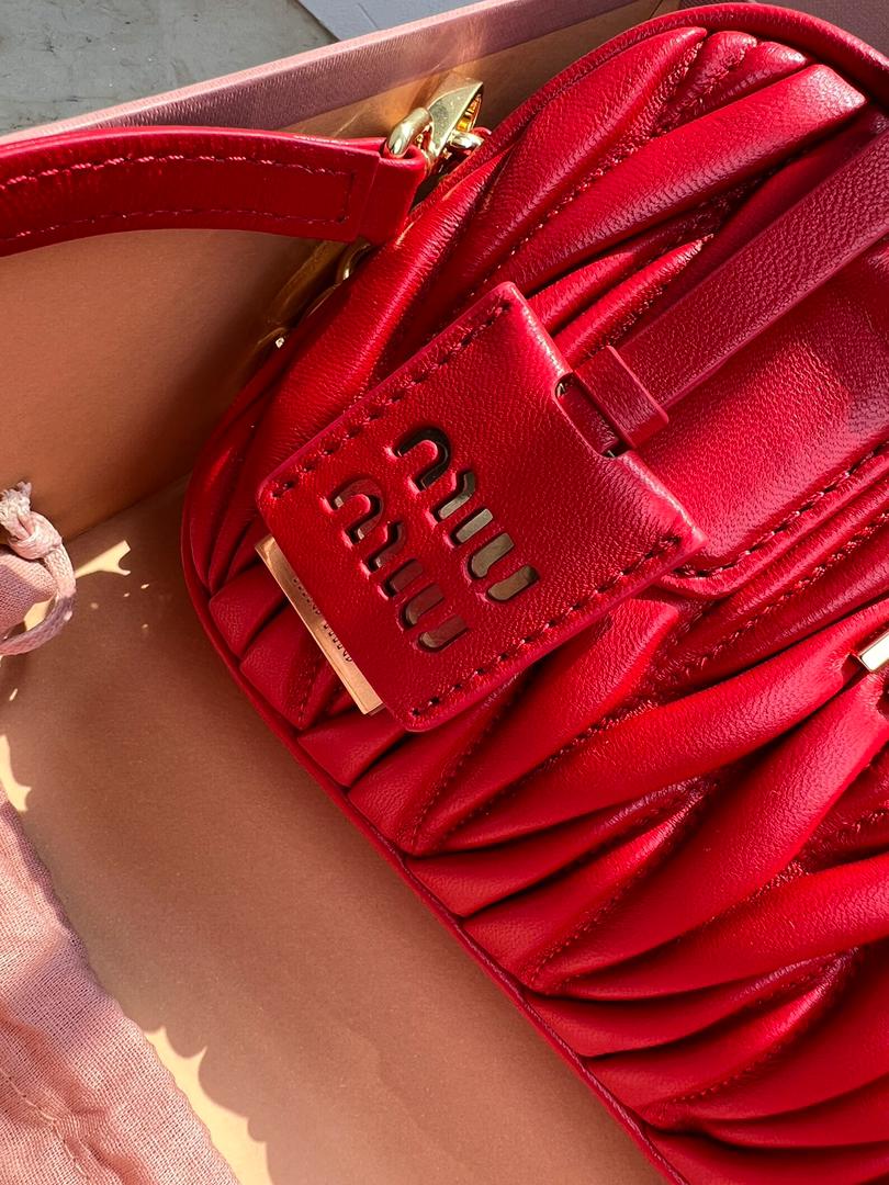 Bolsa Miu Miu Arcadie Mini Red
