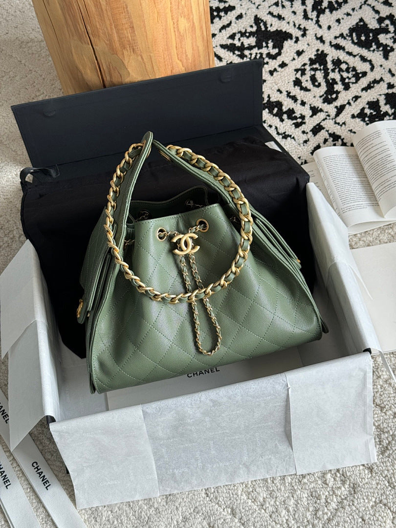 Bolsa Hobo Chanel 25 Green