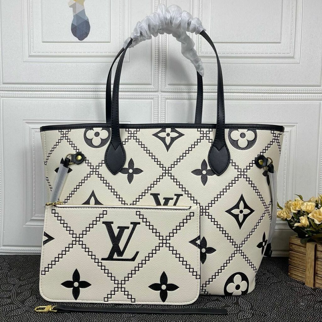 Lv Neverfull Empreinte Monogram Broderies
