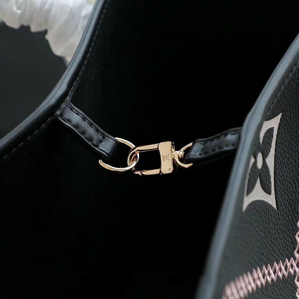 Lv Neverfull MM Monogram Empriente Black